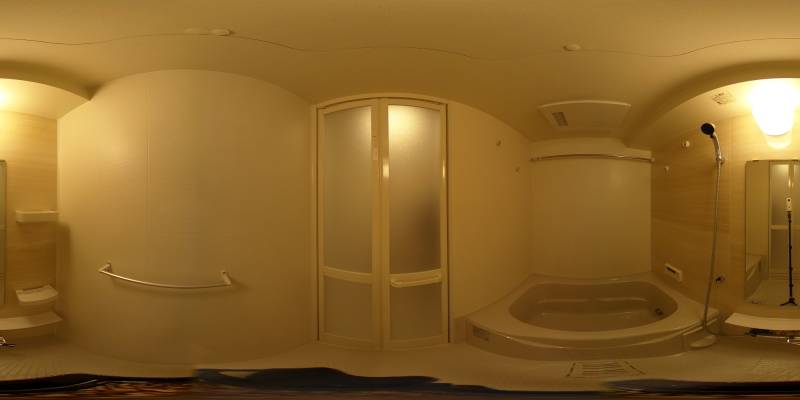 パノラマ画像バスルーム