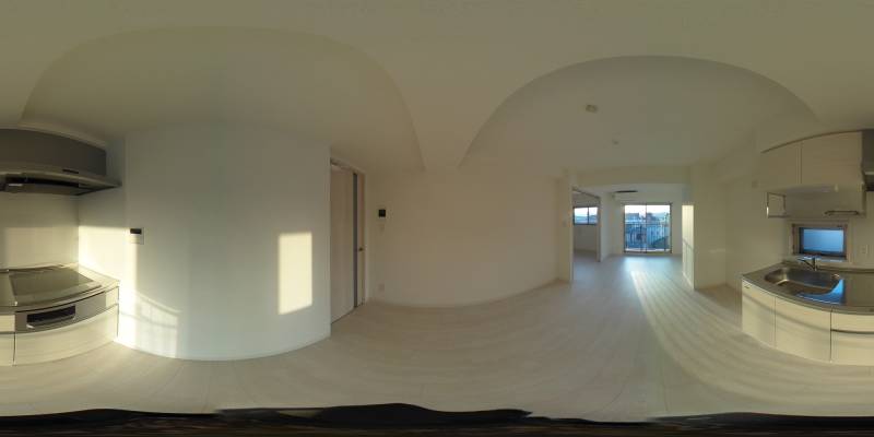 パノラマ画像キッチン