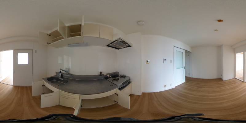 パノラマ画像キッチン