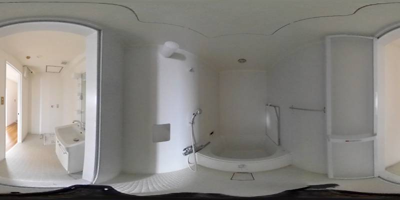 パノラマ画像バスルーム