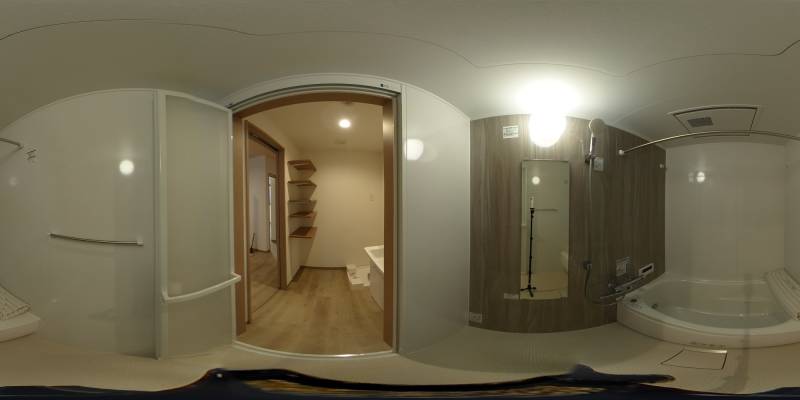 パノラマ画像バスルーム