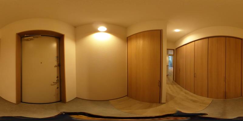 パノラマ画像玄関