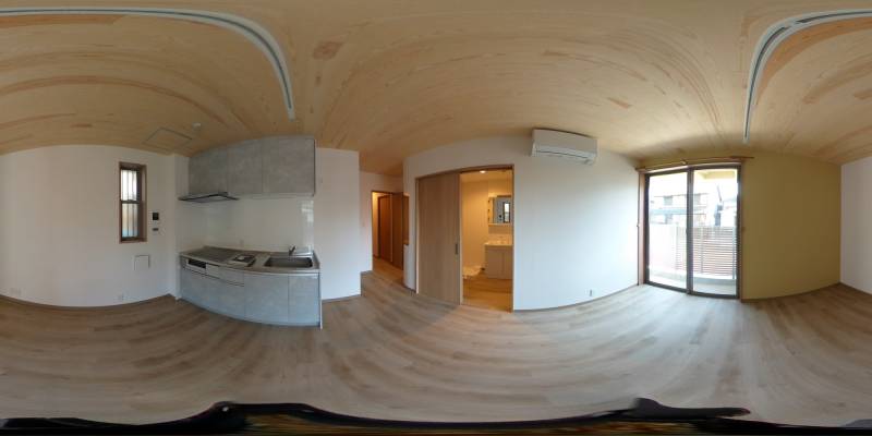 パノラマ画像リビング