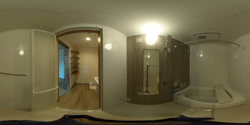 パノラマ画像バスルーム