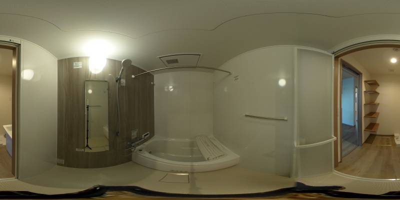 パノラマ画像バスルーム