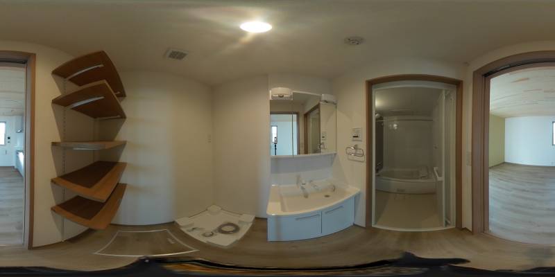 パノラマ画像洗面所