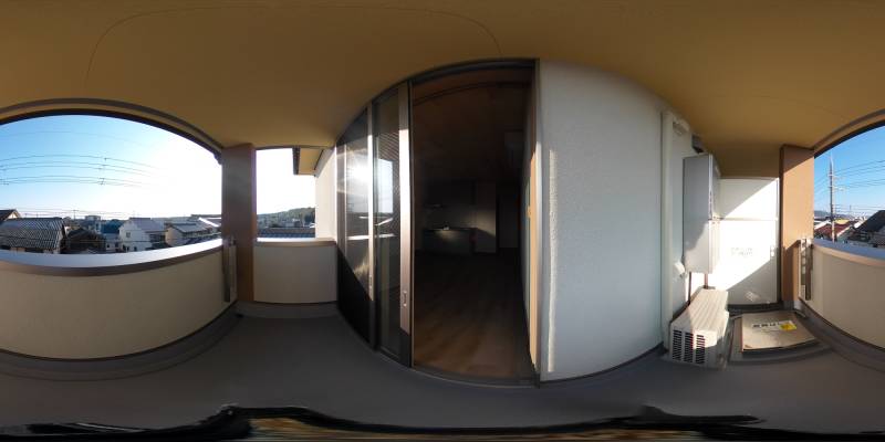 パノラマ画像バルコニー