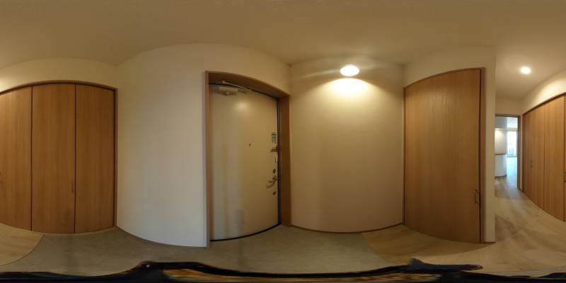 パノラマ画像玄関