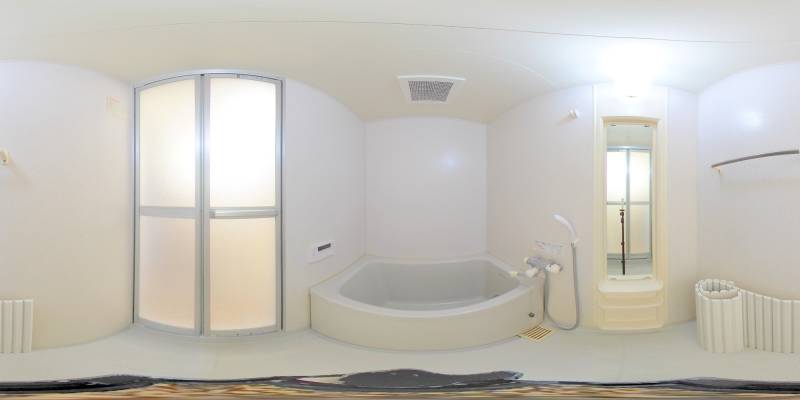 パノラマ画像バスルーム