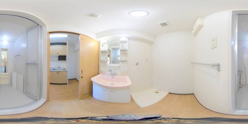 パノラマ画像洗面所