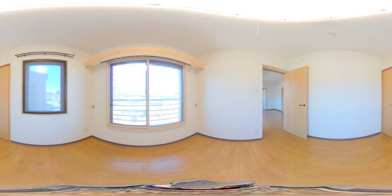 パノラマ画像洋室