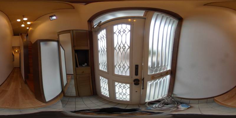 パノラマ画像玄関