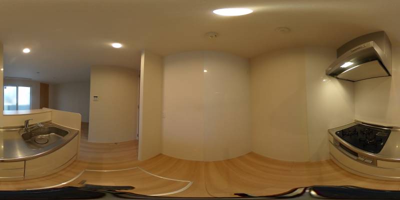 パノラマ画像キッチン