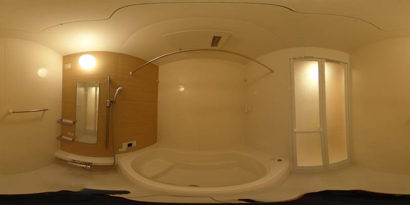 パノラマ画像バスルーム