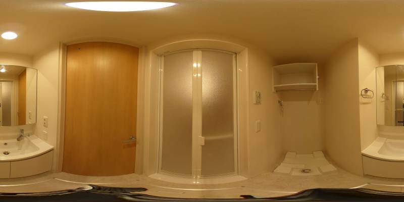 パノラマ画像洗面所