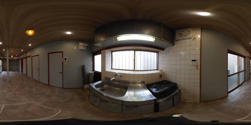 パノラマ画像キッチン