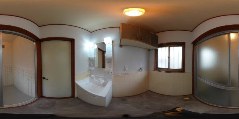 パノラマ画像洗面所