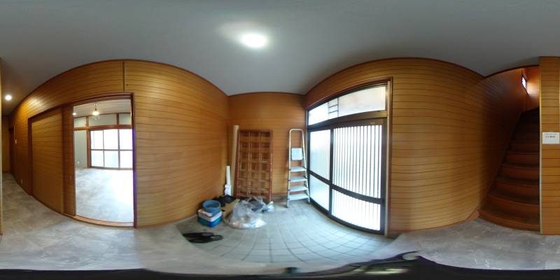 パノラマ画像玄関