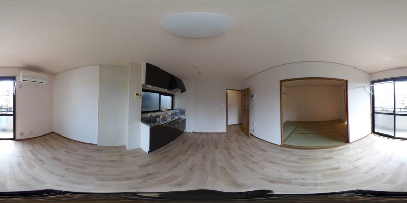 パノラマ画像リビング