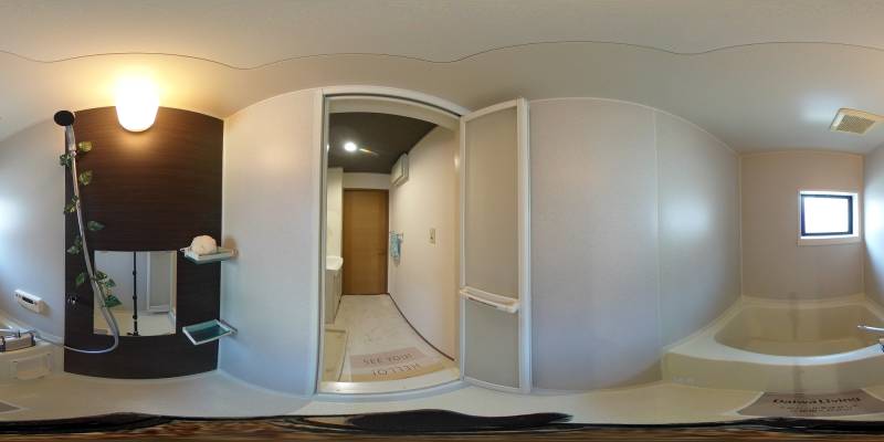 パノラマ画像バスルーム