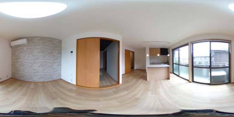 パノラマ画像リビング