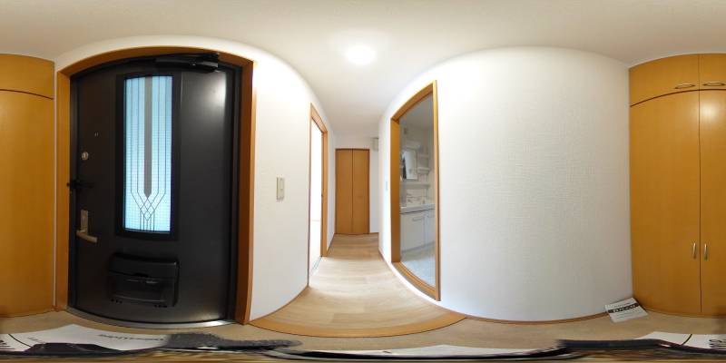 パノラマ画像玄関