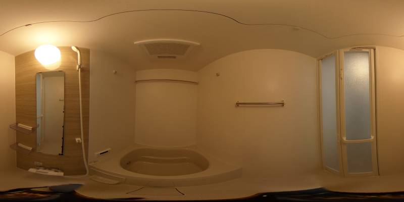 パノラマ画像バスルーム