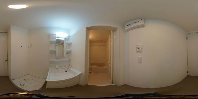 パノラマ画像洗面所