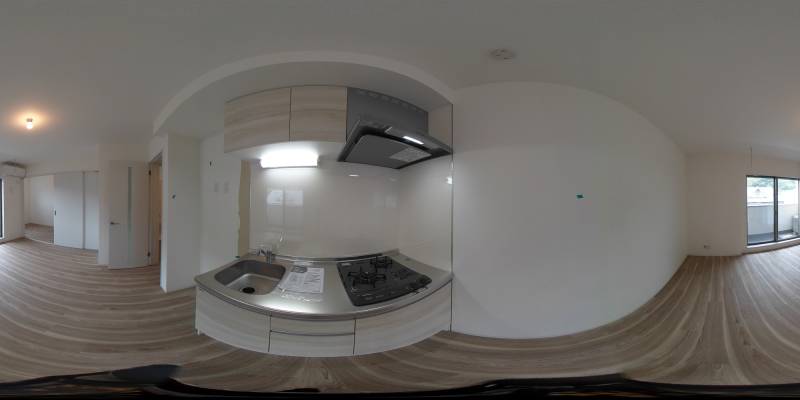 パノラマ画像キッチン