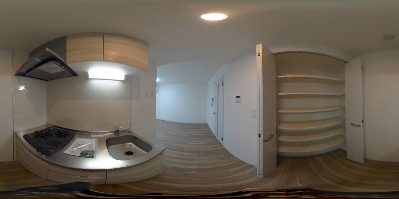 パノラマ画像キッチン