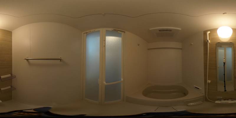 パノラマ画像バスルーム