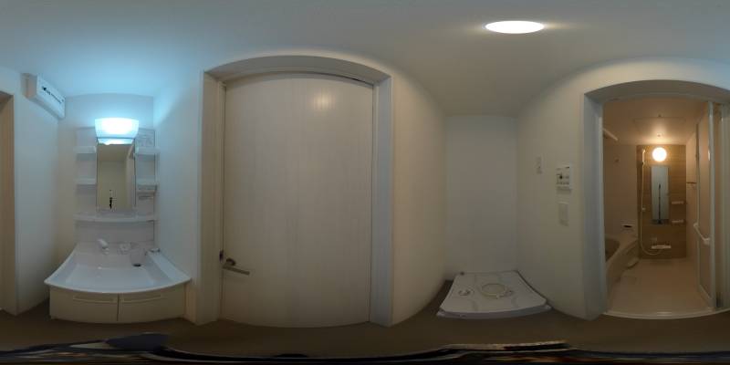 パノラマ画像洗面所