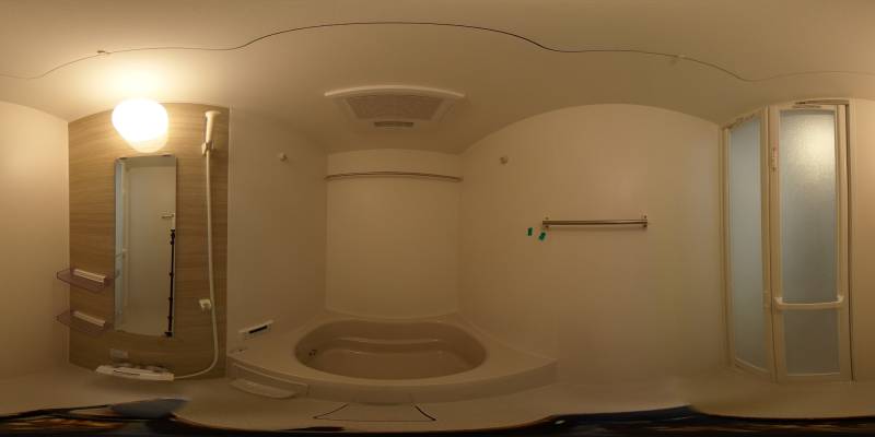 パノラマ画像バスルーム