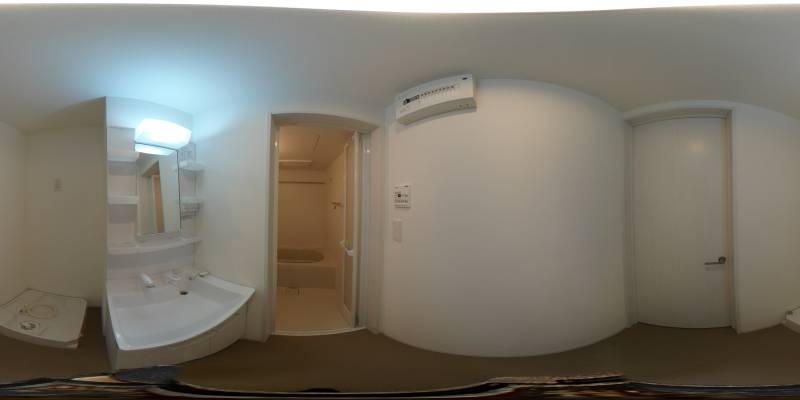 パノラマ画像洗面所