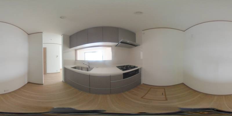 パノラマ画像キッチン