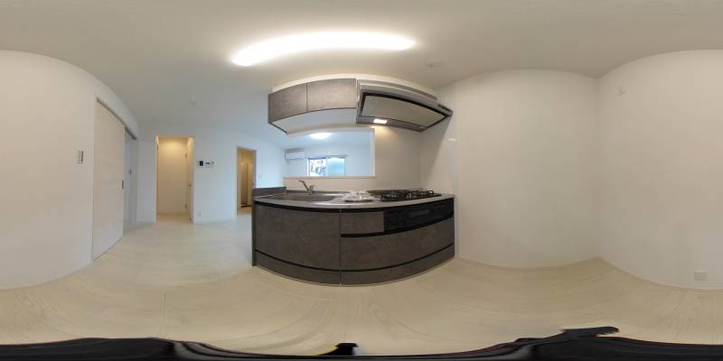 パノラマ画像キッチン