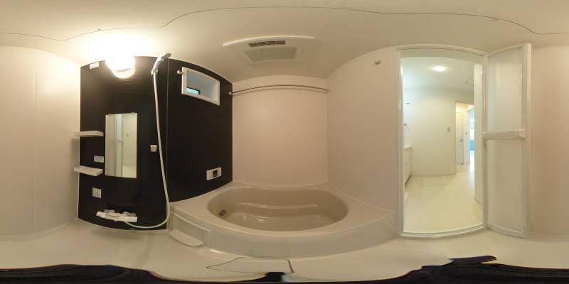 パノラマ画像バスルーム