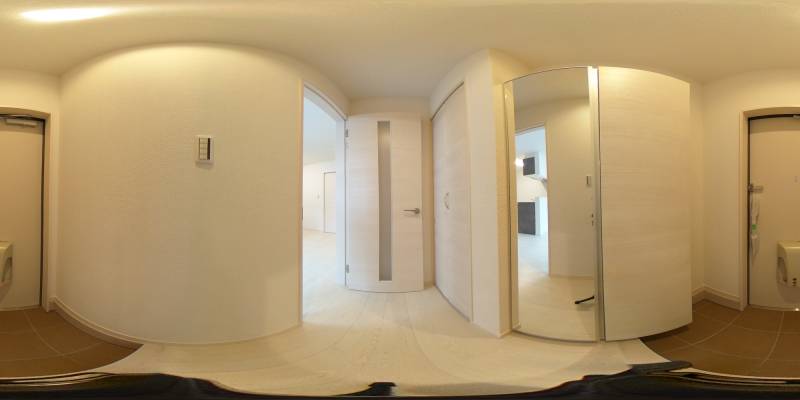 パノラマ画像玄関