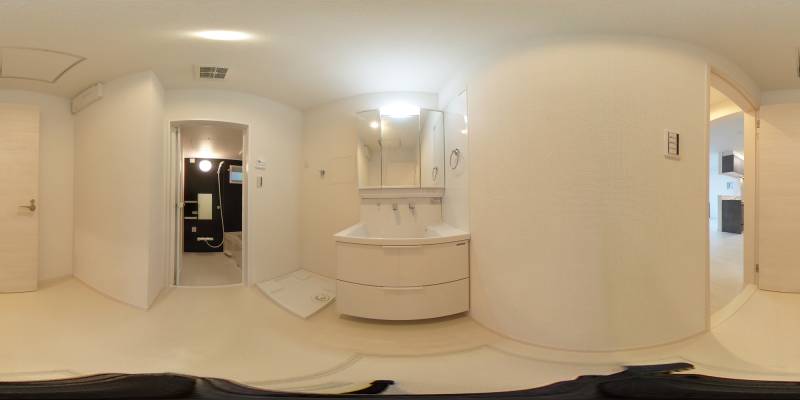 パノラマ画像洗面所