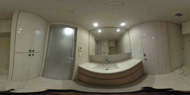 パノラマ画像洗面所