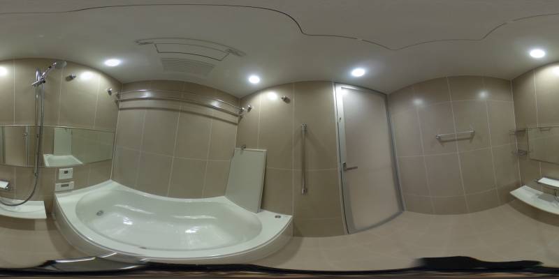 パノラマ画像バスルーム