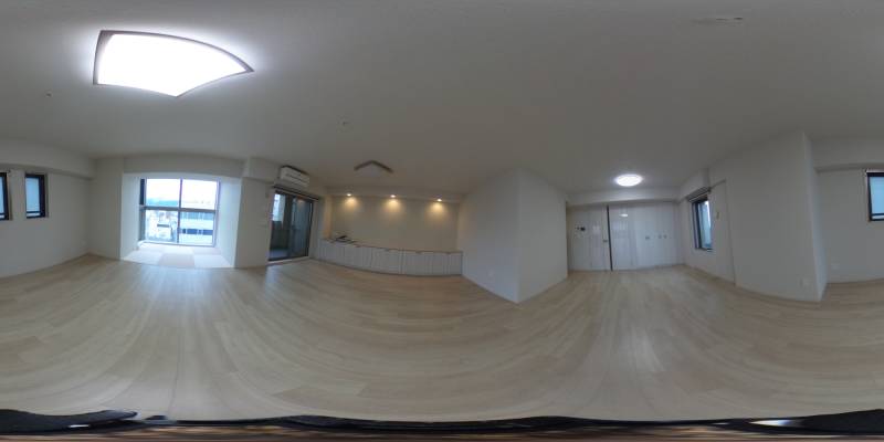 パノラマ画像リビング