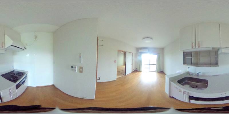 パノラマ画像キッチン