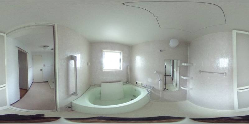 パノラマ画像バスルーム