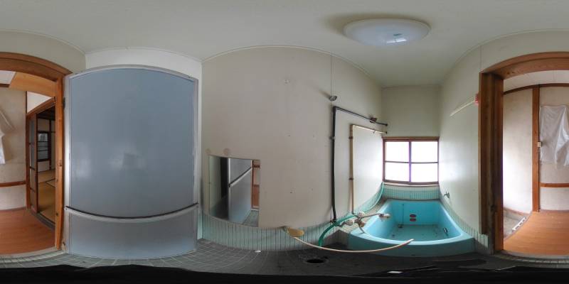 パノラマ画像バスルーム