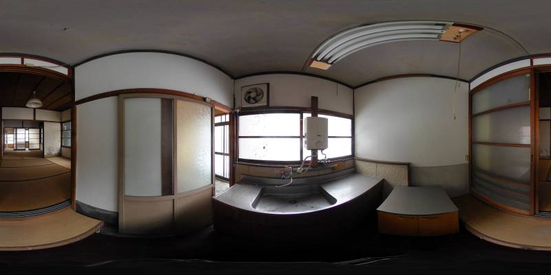 パノラマ画像キッチン