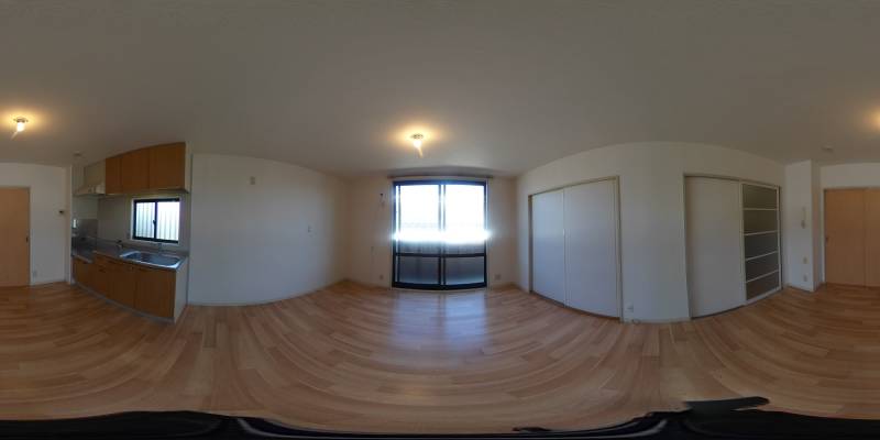 パノラマ画像リビング