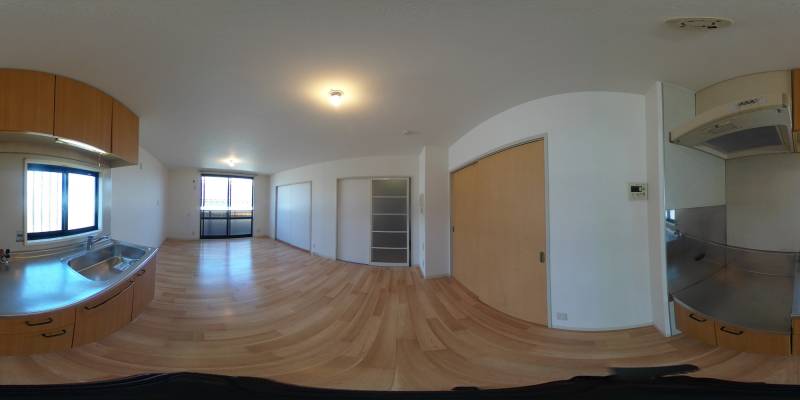 パノラマ画像キッチン