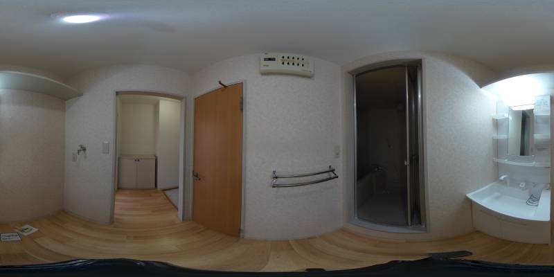 パノラマ画像洗面所