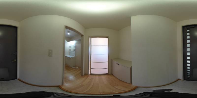 パノラマ画像玄関